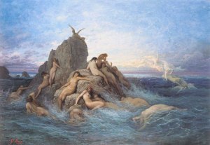 Naiads of the Sea by Gustave Dore