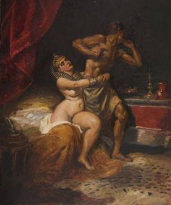 Joseph and Potiphar's Wife by Miklos Mihalovits.